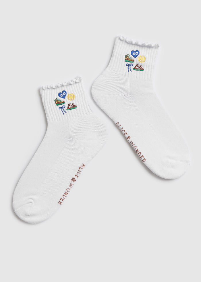 Colorado Icons Ruffle Sock