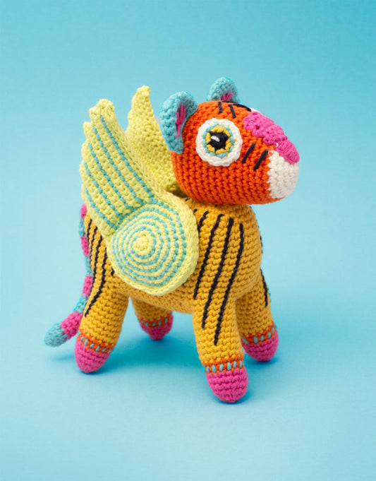 Colourful Tiger 2 Amigurumi Crochet Kit, Make Me Roar