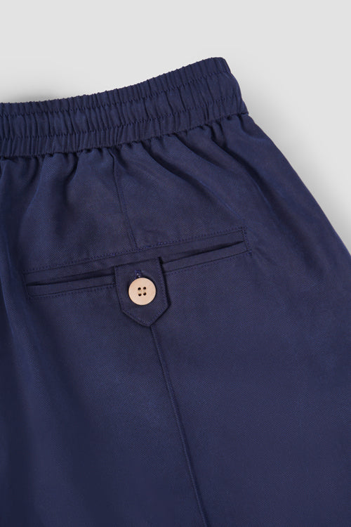 Comfortable Lyocell Soft Pants Deep Blue