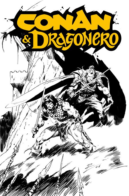 CONAN & DRAGONERO #1 SDCC EXCLUSIVE ROB DE LA TORRE INKS CARDSTOCK VAR (MR) FOC September 14, 2026