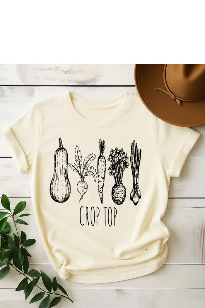Crop Top Graphic Tee