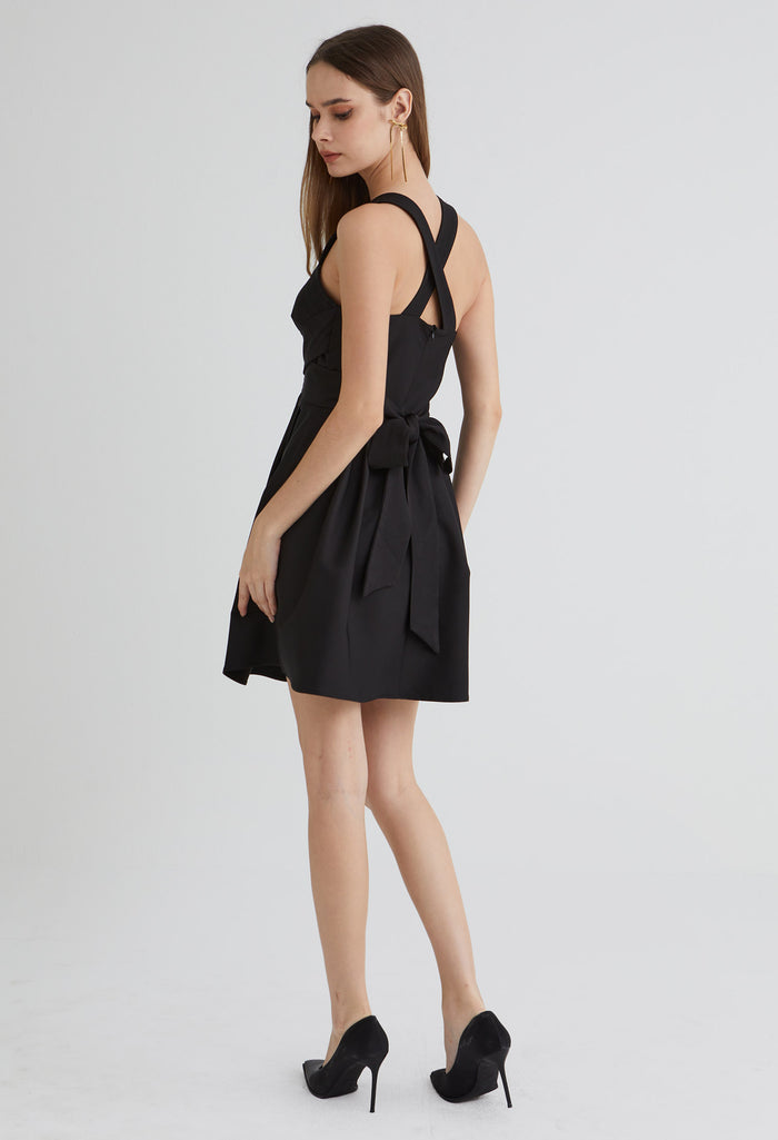 Crossed Charm Mini Dress