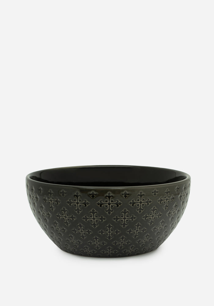 Crux Debossed Ombre Bowl (4 Piece Set)
