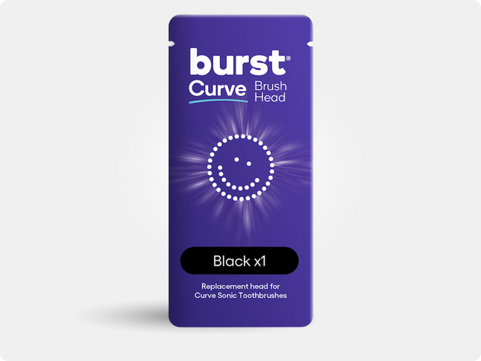 Color: Black; replacement toothbrush heads