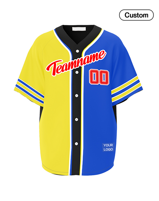 Custom Baseball Jersey - Two-Tone Design - Personalized Jersey