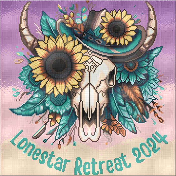 Custom "The Lonestar Retreat" Cross Stitch