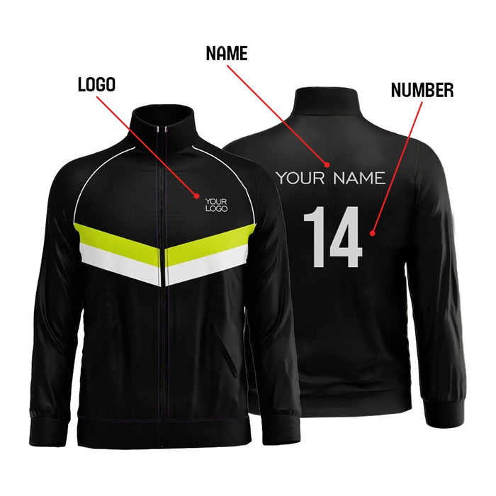Custom Zip-Up Jacket - Curved Panel Raglan - Personalized Outerwear