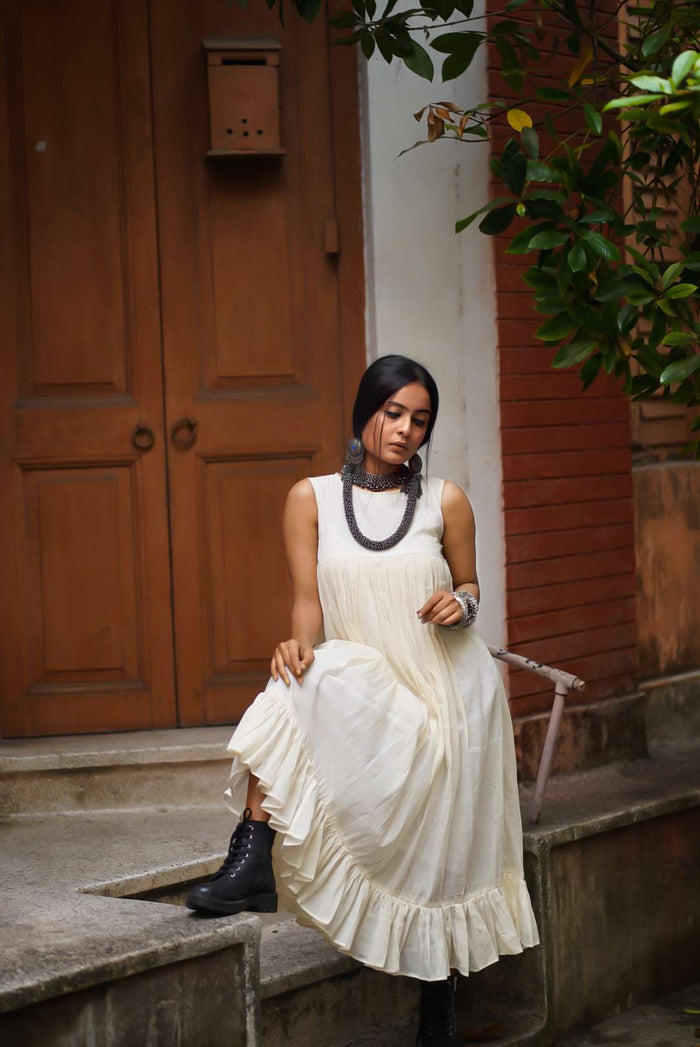 women midi dress image