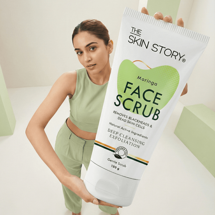 De - Tan & Blackhead Face Scrub - The Skin Story - Scrub
