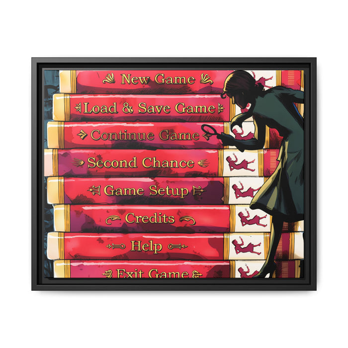 Detective Framed Canvas