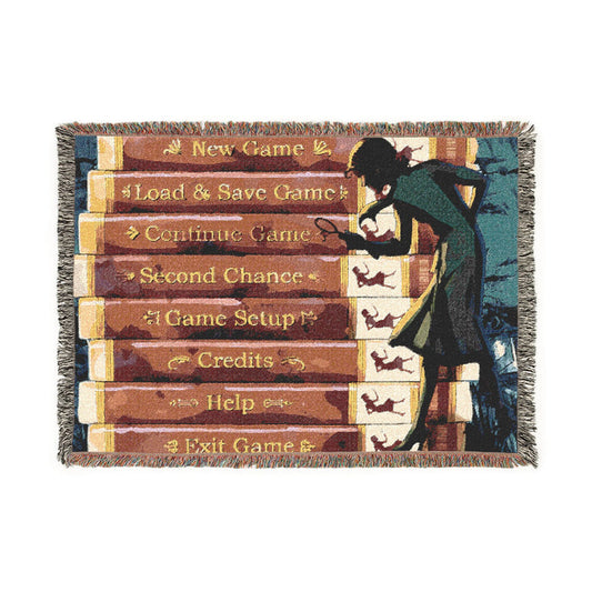 Detective Woven Blanket