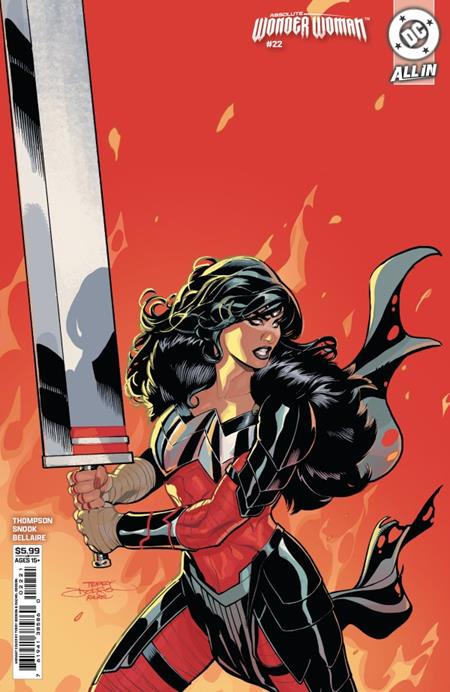 DF ABSOLUTE WONDER WOMAN #22 VARIANT SIGNED BY TERRY & RACHEL DODSON FOC September 7, 2026