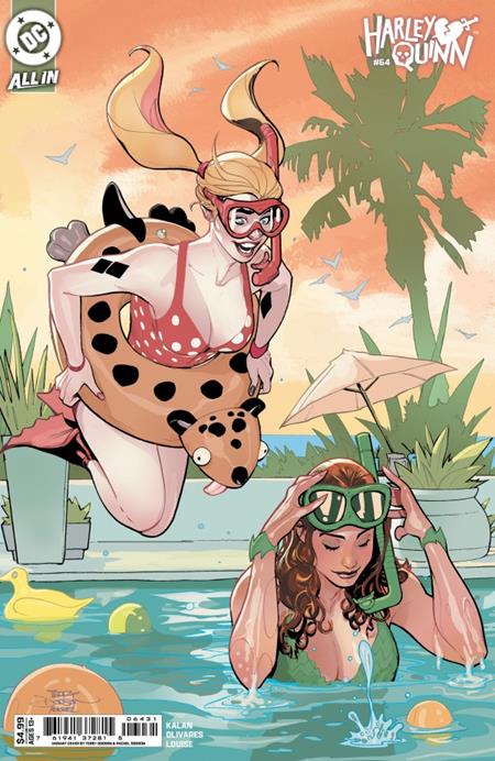 DF HARLEY QUINN #64 VARIANT SIGNED BY TERRY & RACHEL DODSON FOC September 7, 2026