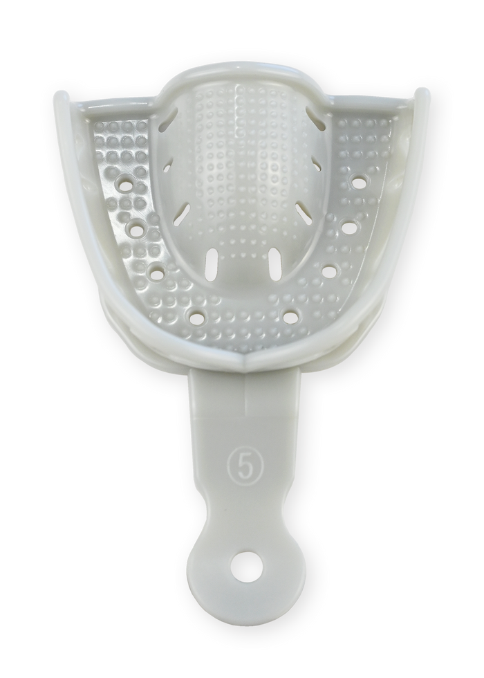DiaGuru Perforated Impression Trays – Grey, Pack of 12