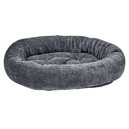 Donut Bed | Elephant Gray Microvelvet