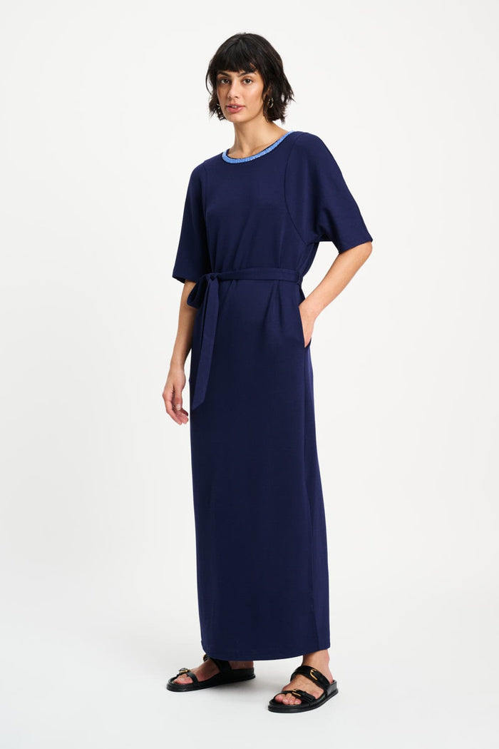 POM Amsterdam Dresses Blue / 34 DRESS - Macy Night Blue