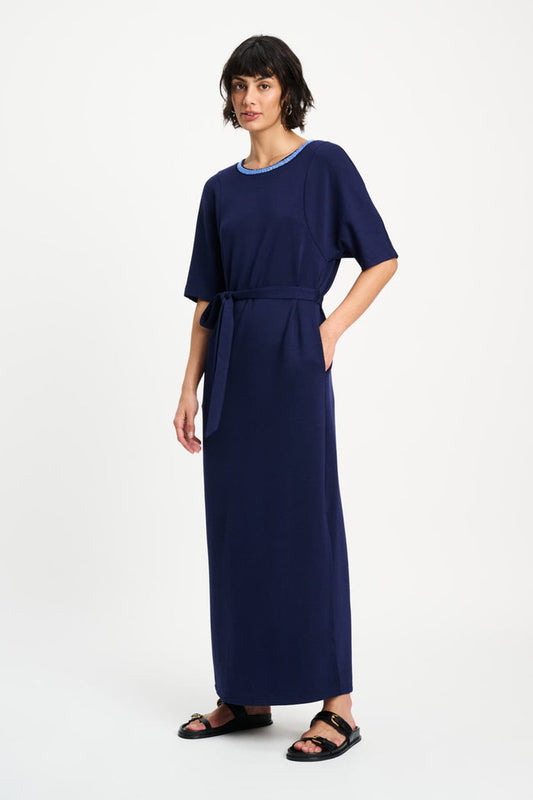 POM Amsterdam Dresses Blue / 34 DRESS - Macy Night Blue