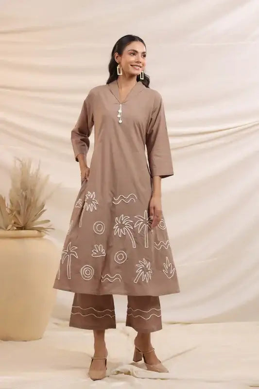 Earthen Escape Breeze Cotton Co-ord Set