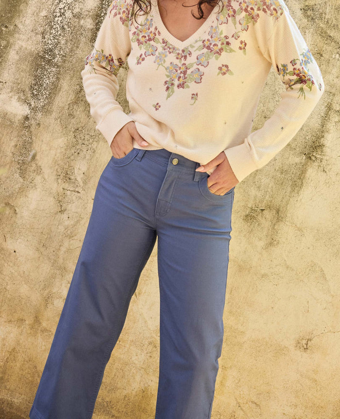 Earthworks Wide Leg Crop Pant
