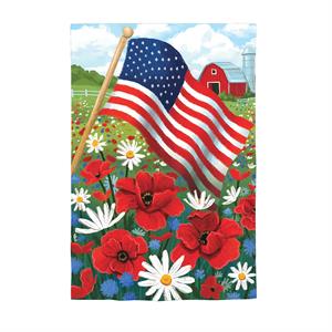 Evergreen Flag American Field Suede