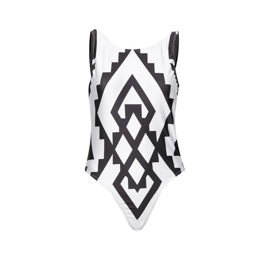 Fabrosanz: Nguni Print One Piece Swimwear