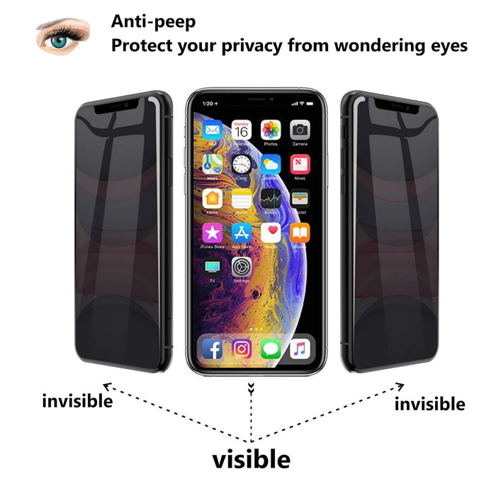 Fancy No Peek Privacy Tempered Glass Screen Protector