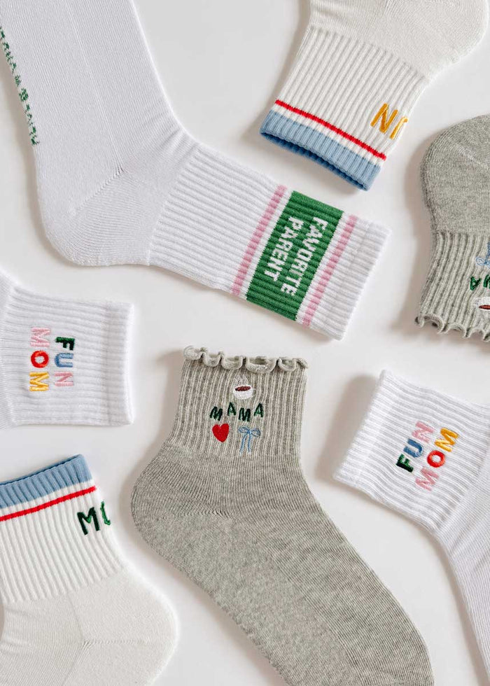 Favorite Parent Long Crew Sock