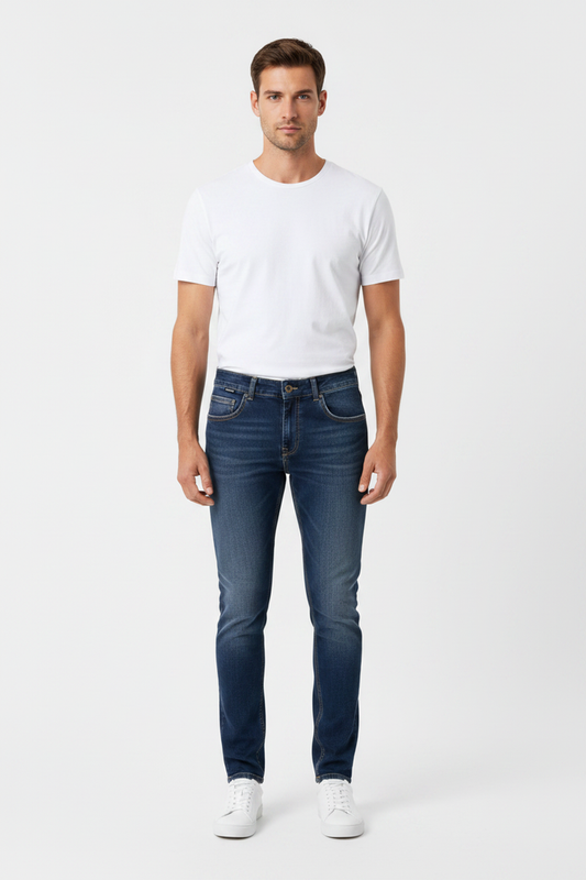 WAM DENIM Jeans 72453 Fenric Dark Blue - Front View