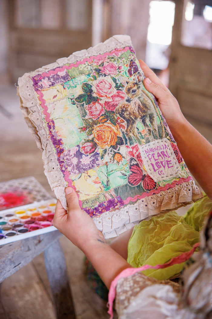 Freddy Patchwork Notebook Magnolia Pearl Clothing