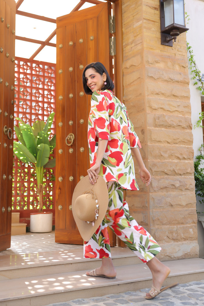 Fruitful Bloom Cotton Co-ord Set