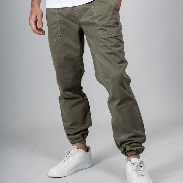 Gelly Cotton Twill Chino - Four Leaf