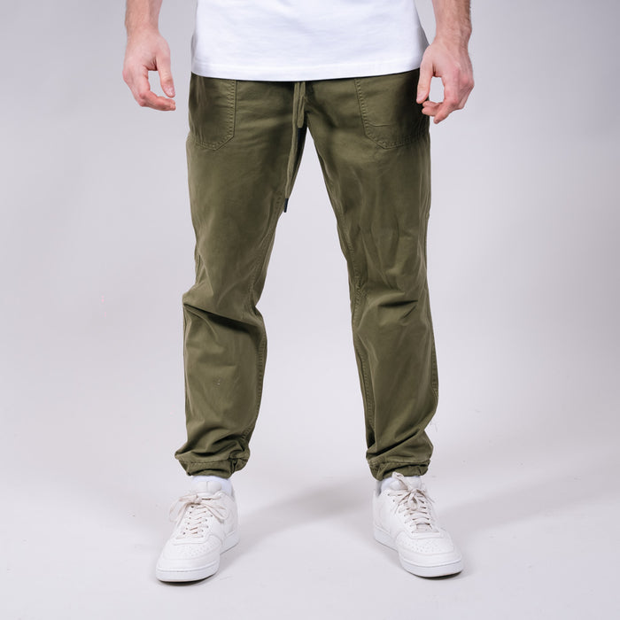 Gelly Cotton Twill Chino - Four Leaf