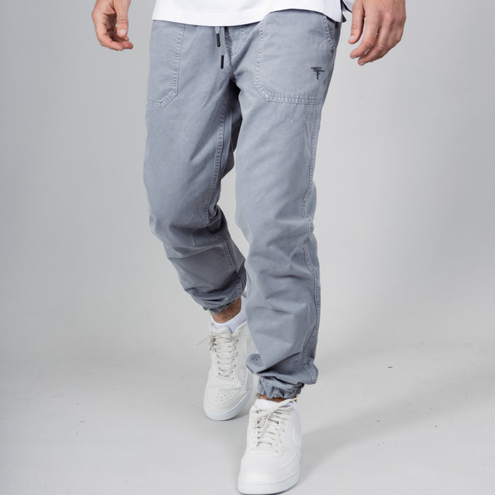 Gelly Cotton Twill Chino - Frost Grey