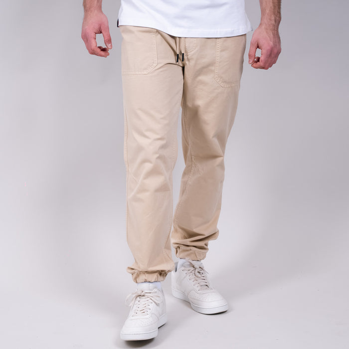 Gelly Cotton Twill Chino - Pebble