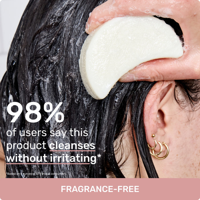 98% of users say this product cleanses without irritating* 
*Based on a survey of 57 Ethique consumers 

Fragrance-Free