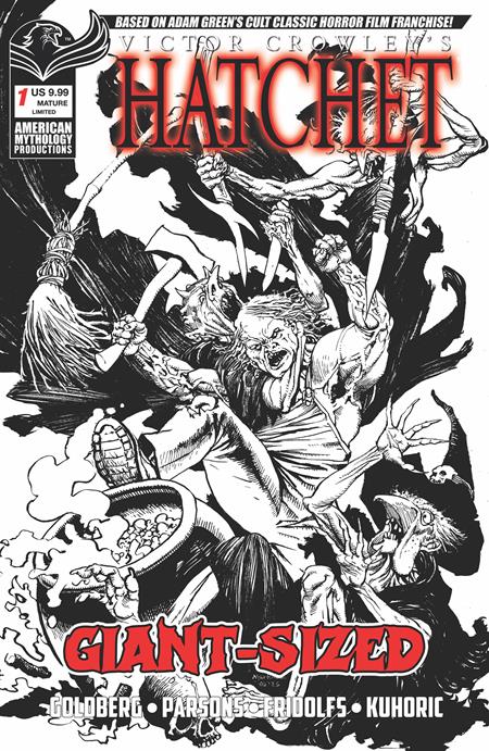 GIANT SIZED HATCHET HALLOWEEN #1 (ONE SHOT) CVR F ROY ALLAN MARTINEZ LIMITED B&W VAR FOC September 28, 2026