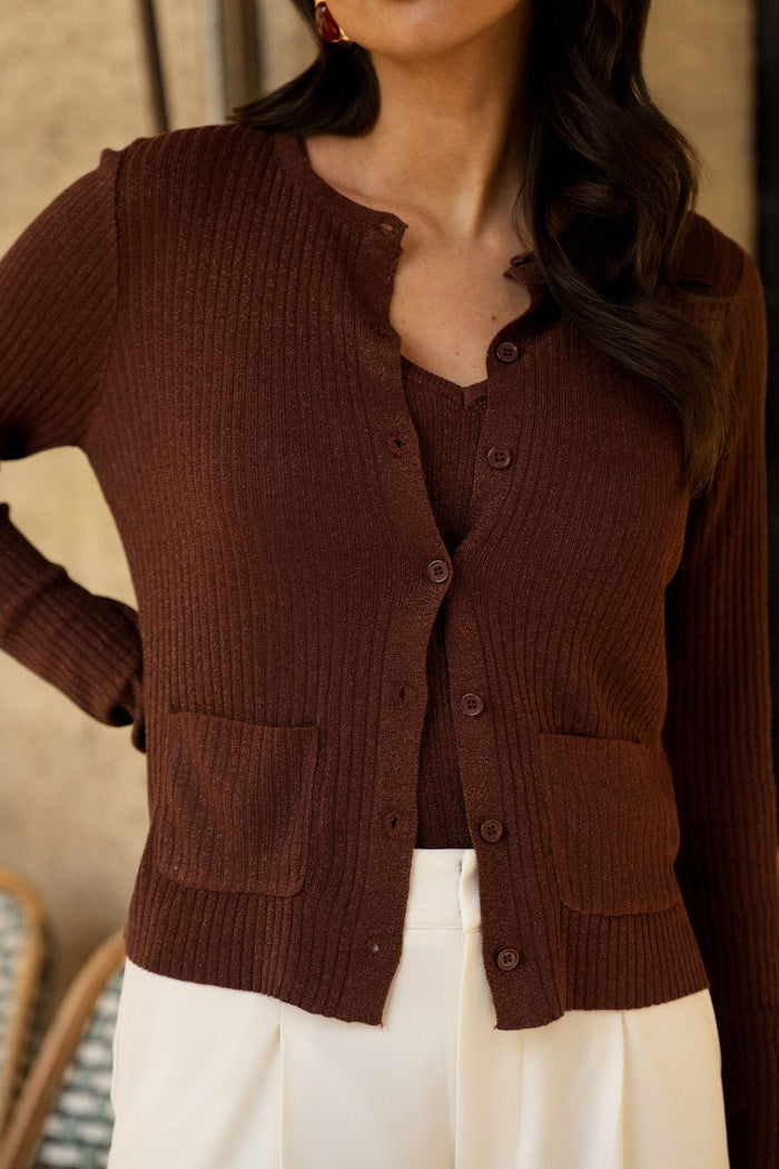 Gilet Lucienne - Café