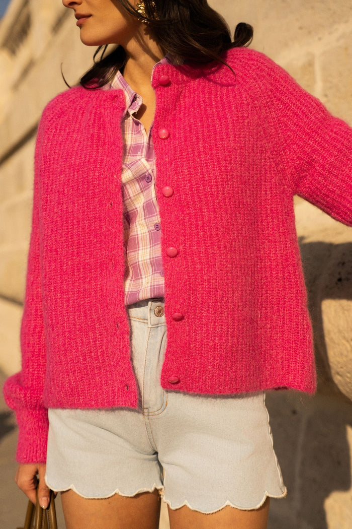 Gilet Violette - Fuchsia