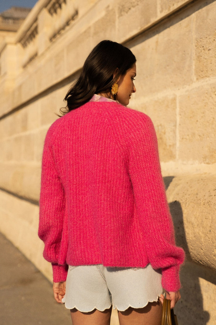 Gilet Violette - Fuchsia