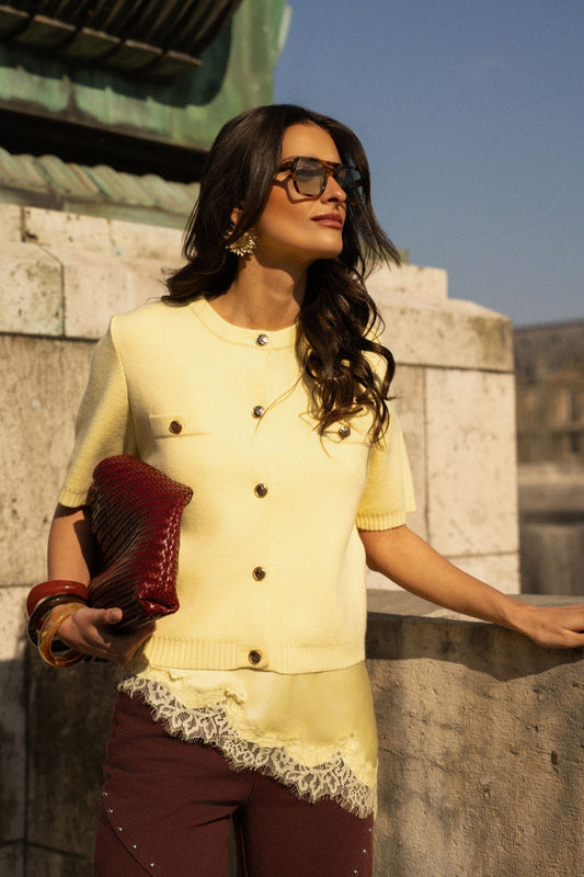 Gilet Zélie - Jaune