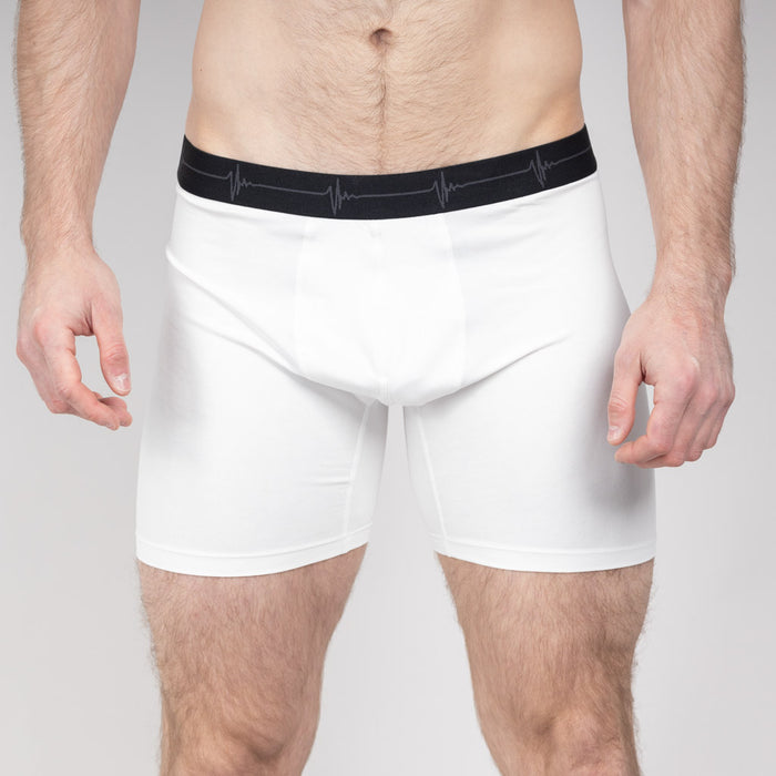 Glenbuck Cotton Boxer - Optic White