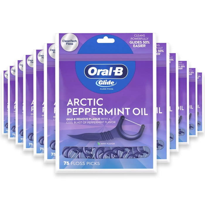 Glide 3D White Floss Picks Mint - 75ct - 48 Pack