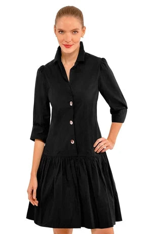 Gretchen Scott Solid So Sweet Dress - Black