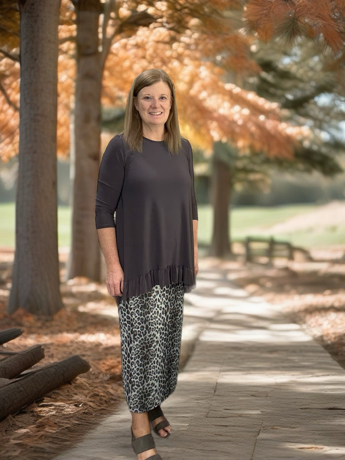 Grey Leopard 32"/33"  & 27"/29"Skirt