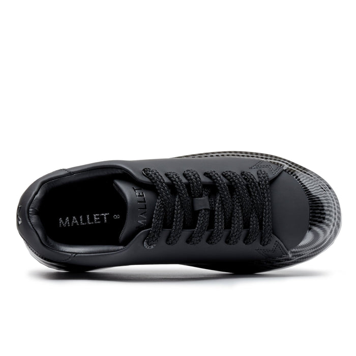 Mallet London GRFTR Lite Black Carbon Fibre Dip Mens Trainers