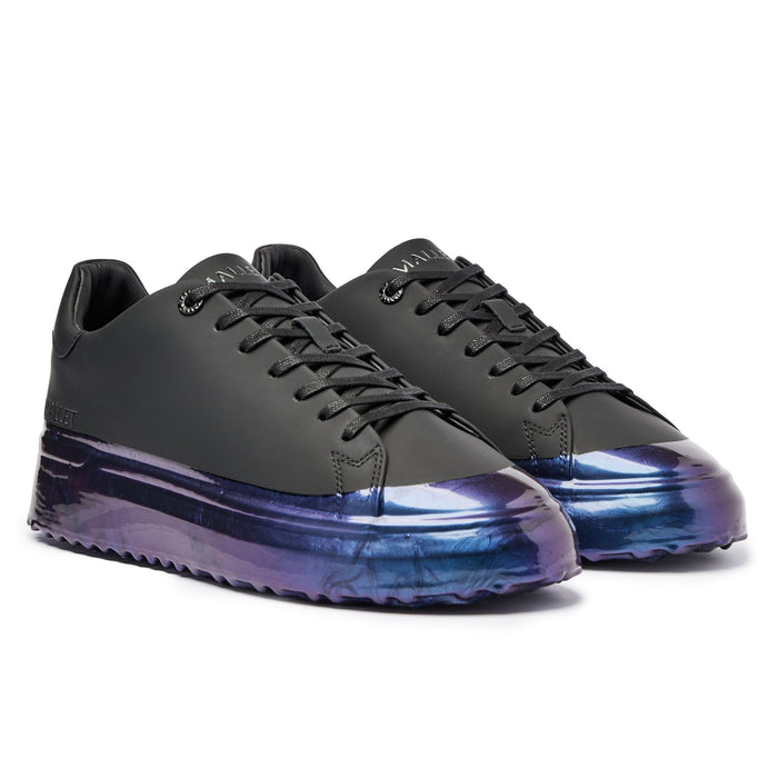 Mallet London GRFTR Lite Black Iridescent Dip Mens Trainers