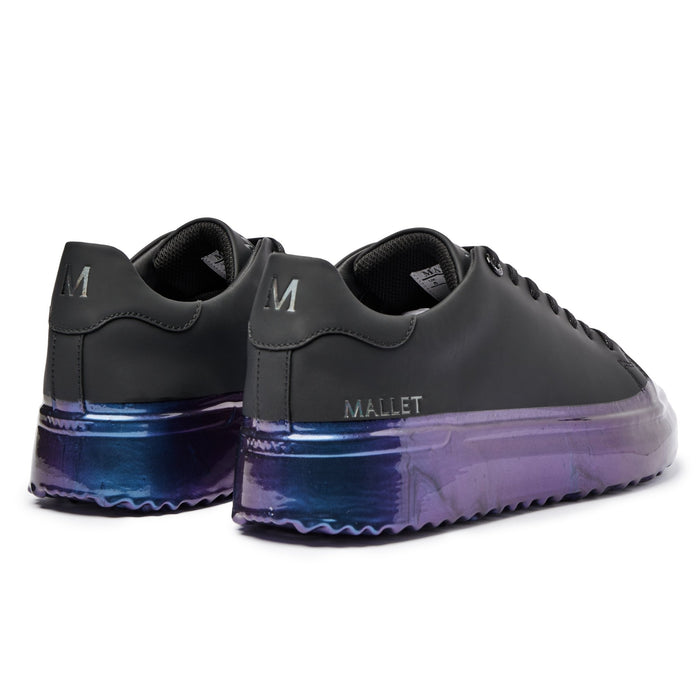 Mallet London GRFTR Lite Black Iridescent Dip Mens Trainers