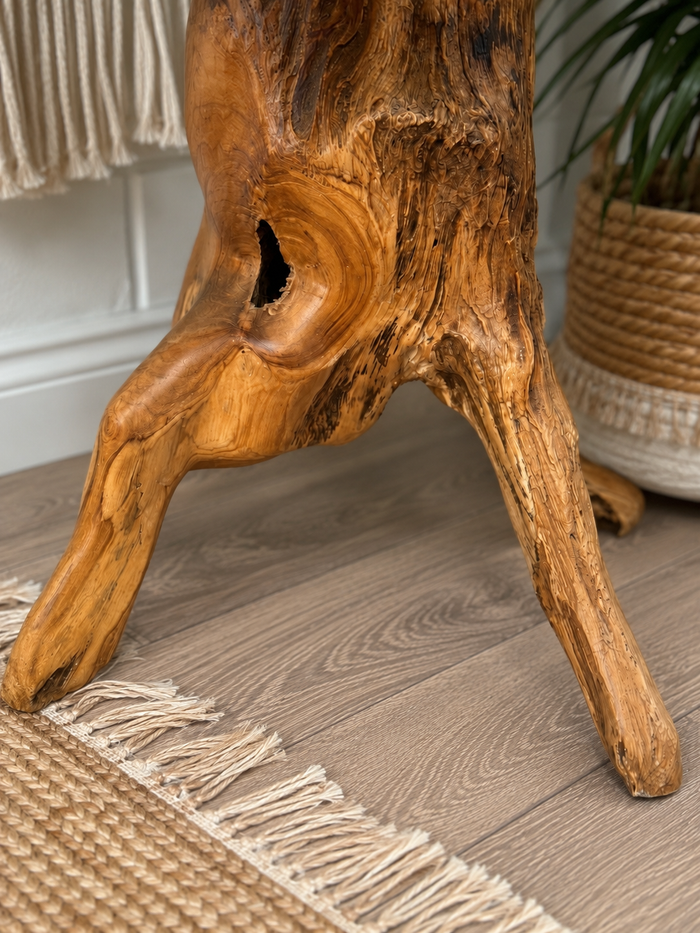 Hand-Carved Root Coffee Table