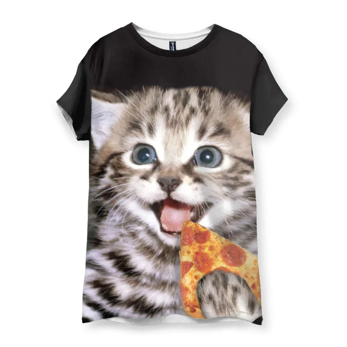 Set against a void-like jet black backdrop, this high-definition portrait captures a fluffy tabby kitten in a state of unadulterated delight. Contact us with accessibility feedback, we'd love to help!