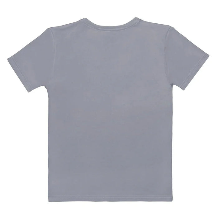 Heavy Breathing Cat Women's Tee - The juxtaposition of the biscuit tan (#D2B48C) feline's dilated pupils and vivid muted peridot green (#7A9276) irises against the minimalist "(heavy breathing)" subtitle text.